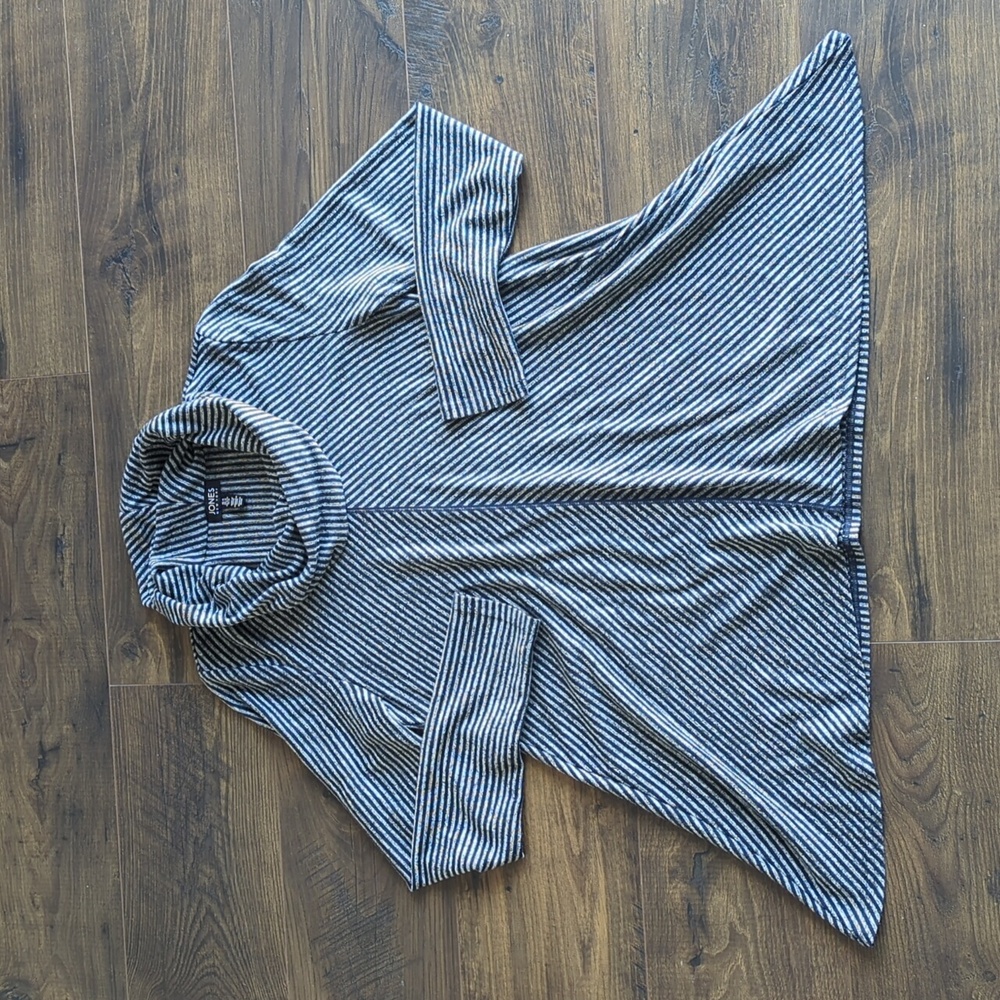 Jones New York Striped Cowl Neck Sweater - Picture 12 of 15